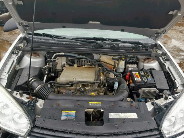 1G1ZT52855F120341 - 2005 CHEVROLET MALIBU LS SILVER photo 7