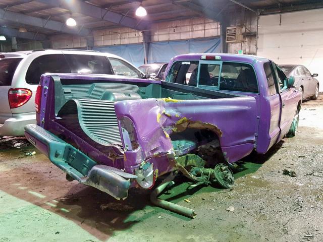 1B7GL23Y0VS276192 - 1997 DODGE DAKOTA PURPLE photo 4