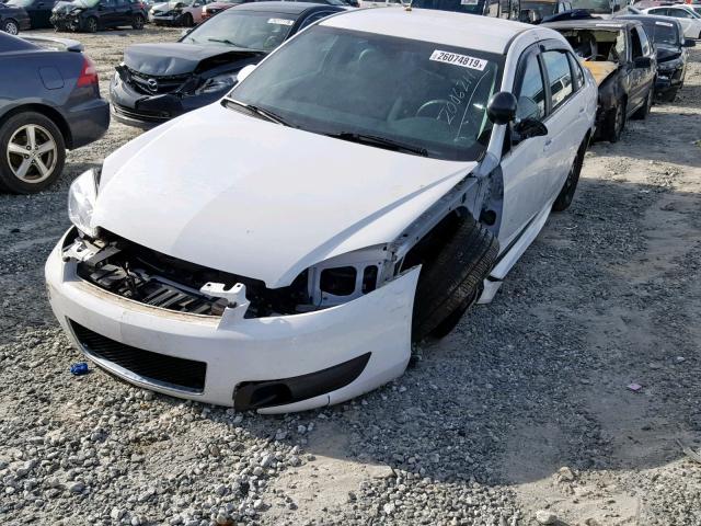 2G1WD5E36F1106165 - 2015 CHEVROLET IMPALA LIM WHITE photo 2