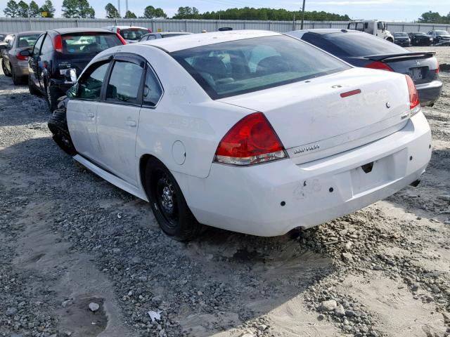 2G1WD5E36F1106165 - 2015 CHEVROLET IMPALA LIM WHITE photo 3