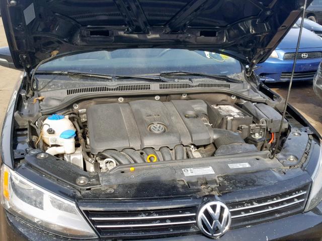 3VWLP7AJ6DM396847 - 2013 VOLKSWAGEN JETTA SEL BLACK photo 7