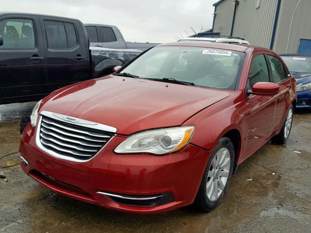 1C3BC1FB7BN514291 - 2011 CHRYSLER 200 TOURIN MAROON photo 2