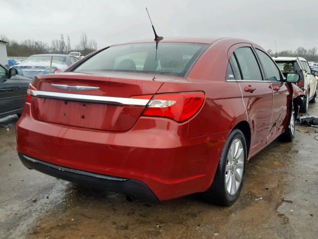 1C3BC1FB7BN514291 - 2011 CHRYSLER 200 TOURIN MAROON photo 4