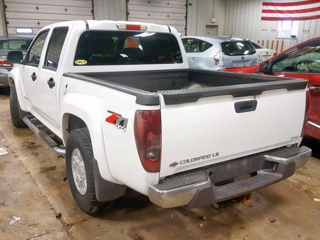 1GCDT136558166005 - 2005 CHEVROLET COLORADO WHITE photo 3