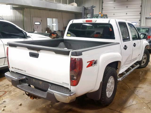 1GCDT136558166005 - 2005 CHEVROLET COLORADO WHITE photo 4