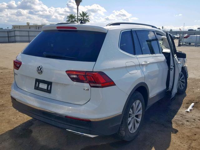 3VV3B7AX1JM001704 - 2018 VOLKSWAGEN TIGUAN SE WHITE photo 4