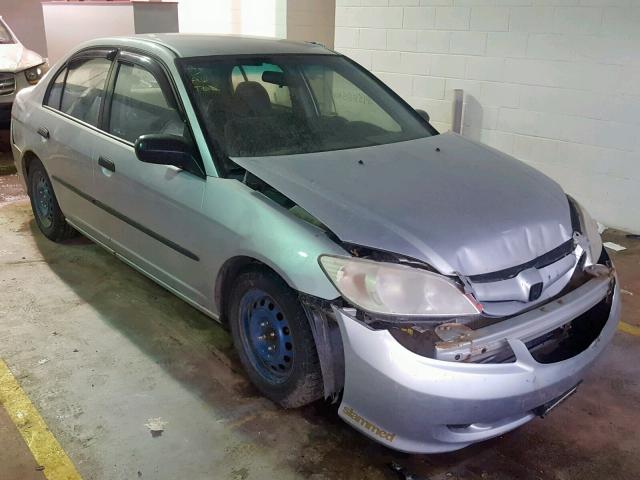 2HGES15304H925762 - 2004 HONDA CIVIC DX V GRAY photo 1