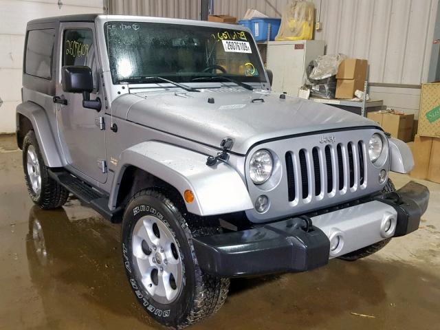 1C4AJWBG7EL303622 - 2014 JEEP WRANGLER S GRAY photo 1