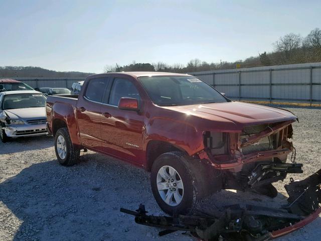 1GTG5CEN4H1303133 - 2017 GMC CANYON SLE RED photo 1