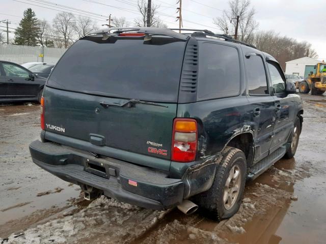 1GKEK63U52J325133 - 2002 GMC DENALI GREEN photo 4