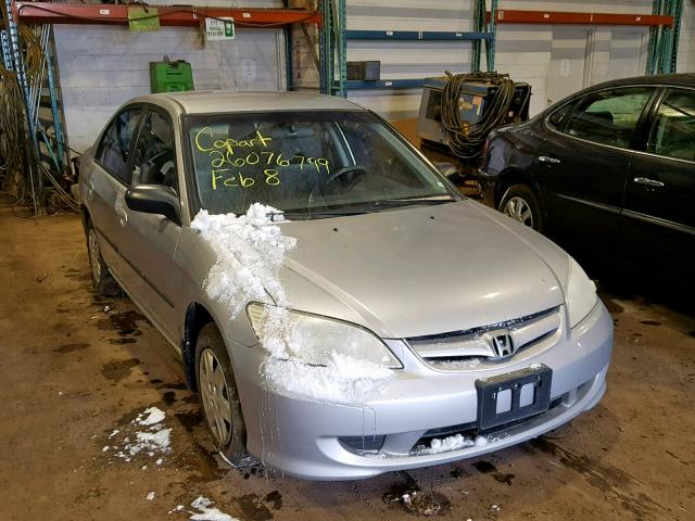 2HGES16424H921851 - 2004 HONDA CIVIC DX SILVER photo 1