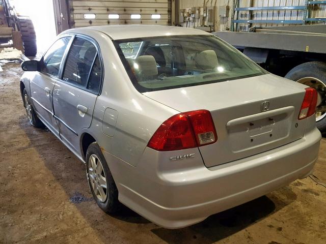 2HGES16424H921851 - 2004 HONDA CIVIC DX SILVER photo 4