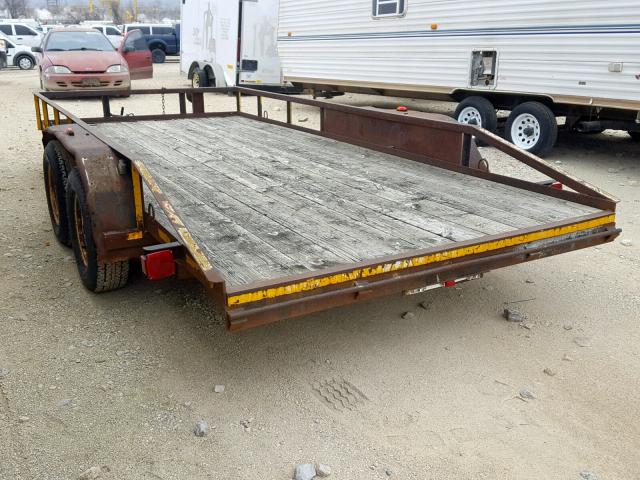 464UT1626PF000663 - 1993 TRAIL KING TRAILER YELLOW photo 4