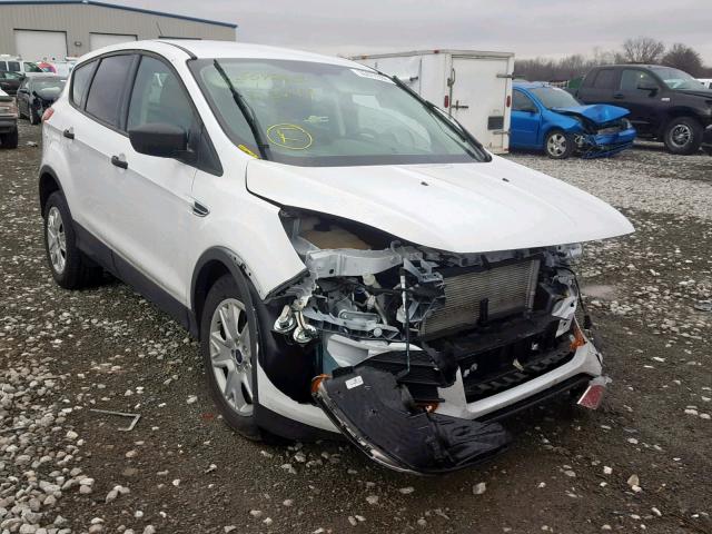 1FMCU0F78EUB45949 - 2014 FORD ESCAPE S WHITE photo 1