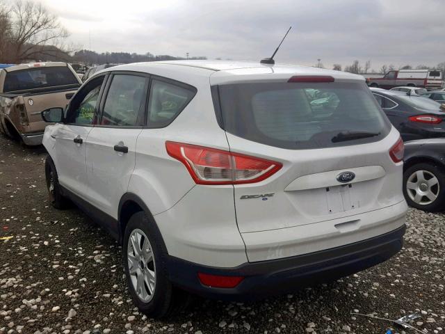 1FMCU0F78EUB45949 - 2014 FORD ESCAPE S WHITE photo 3