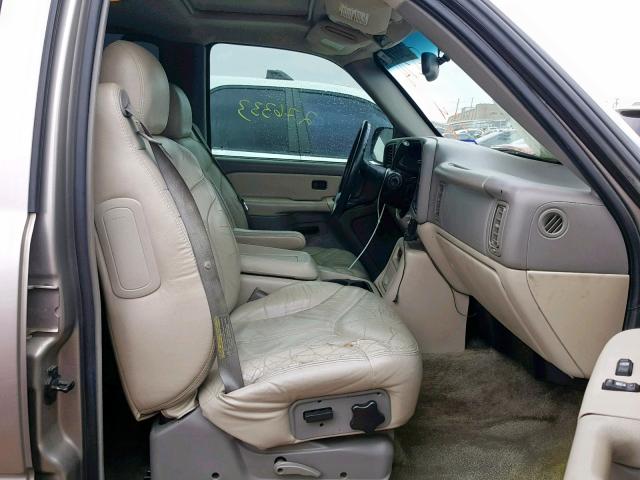 3GKEC16T61G239848 - 2001 GMC YUKON XL C GOLD photo 5