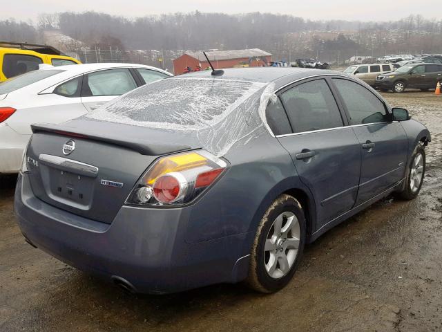 1N4CL21E99C190005 - 2009 NISSAN ALTIMA HYB BLUE photo 4