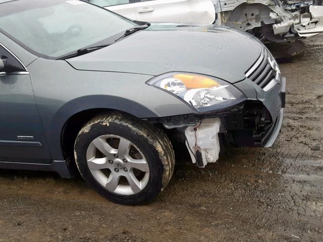 1N4CL21E99C190005 - 2009 NISSAN ALTIMA HYB BLUE photo 9