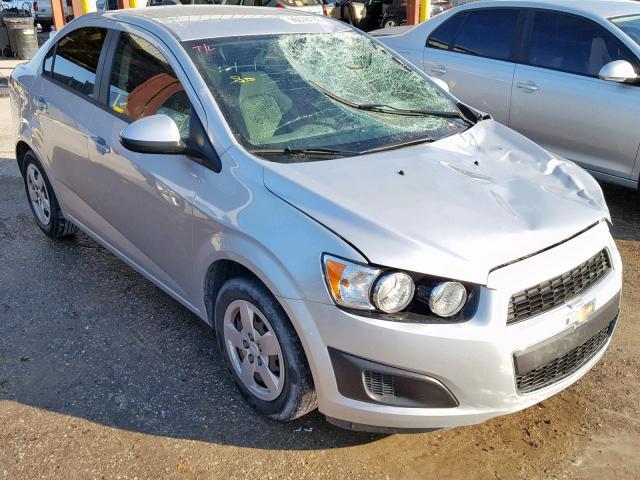 1G1JA5SH8G4133277 - 2016 CHEVROLET SONIC LS SILVER photo 1