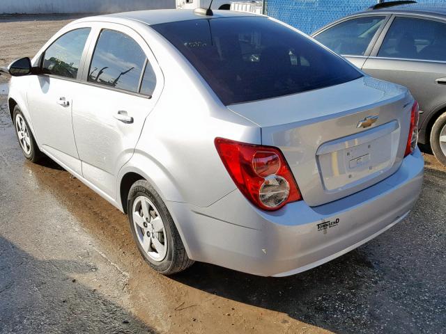 1G1JA5SH8G4133277 - 2016 CHEVROLET SONIC LS SILVER photo 3