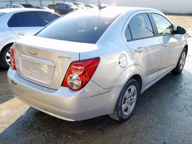 1G1JA5SH8G4133277 - 2016 CHEVROLET SONIC LS SILVER photo 4