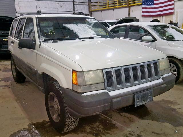 1J4GZ58S1VC624719 - 1997 JEEP GRAND CHER WHITE photo 1