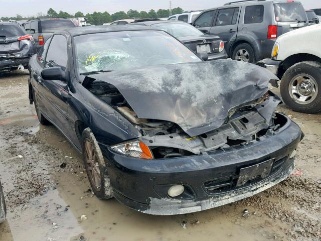 1G1JH12F227331217 - 2002 CHEVROLET CAVALIER L BLACK photo 1