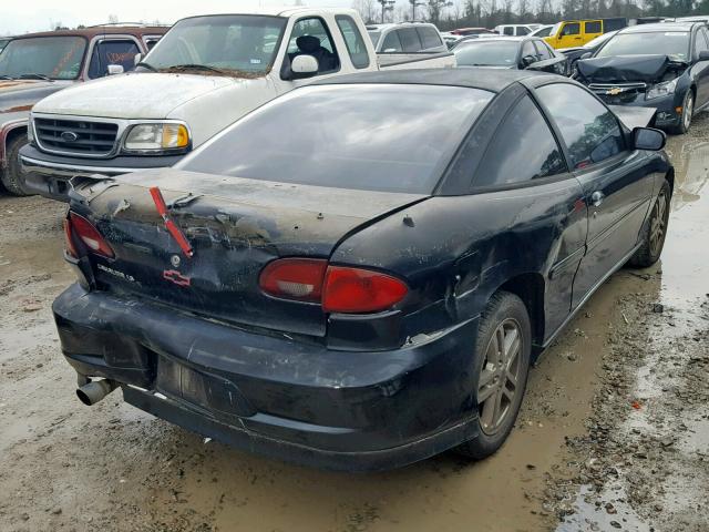 1G1JH12F227331217 - 2002 CHEVROLET CAVALIER L BLACK photo 4