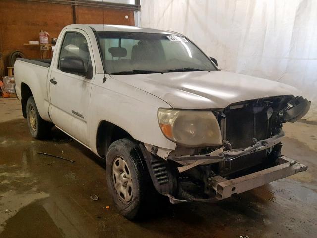 5TENX22N27Z373993 - 2007 TOYOTA TACOMA WHITE photo 1