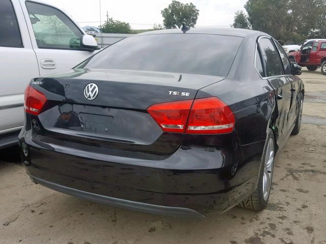 1VWBT7A32EC032193 - 2014 VOLKSWAGEN PASSAT SE BLACK photo 4