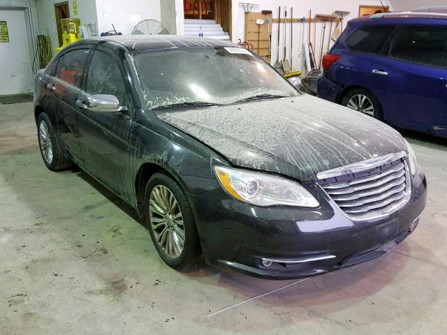 1C3CCBCG8CN240224 - 2012 CHRYSLER 200 LIMITE BLACK photo 1