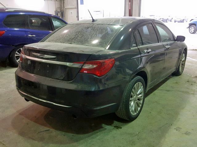 1C3CCBCG8CN240224 - 2012 CHRYSLER 200 LIMITE BLACK photo 4