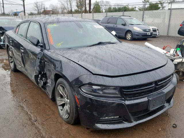 2C3CDXHG8GH257977 - 2016 DODGE CHARGER SX BLACK photo 1