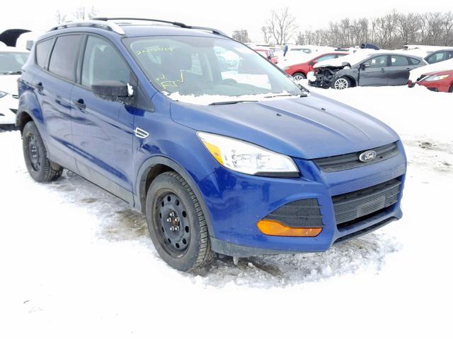 1FMCU0F7XDUA01883 - 2013 FORD ESCAPE S BLUE photo 1