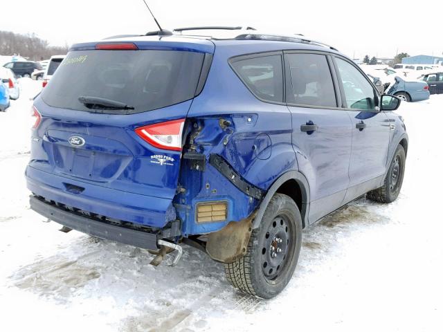 1FMCU0F7XDUA01883 - 2013 FORD ESCAPE S BLUE photo 4