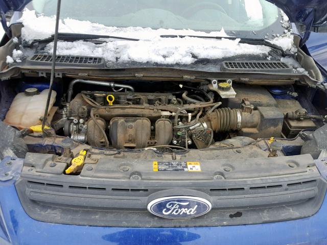 1FMCU0F7XDUA01883 - 2013 FORD ESCAPE S BLUE photo 7