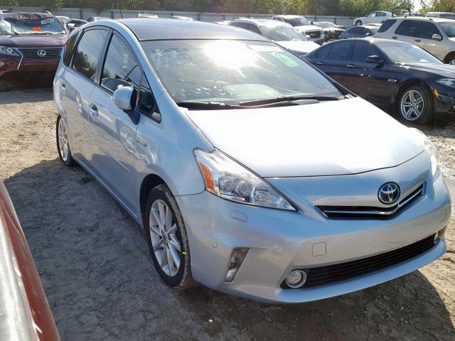 JTDZN3EU1C3164107 - 2012 TOYOTA PRIUS V BLUE photo 1