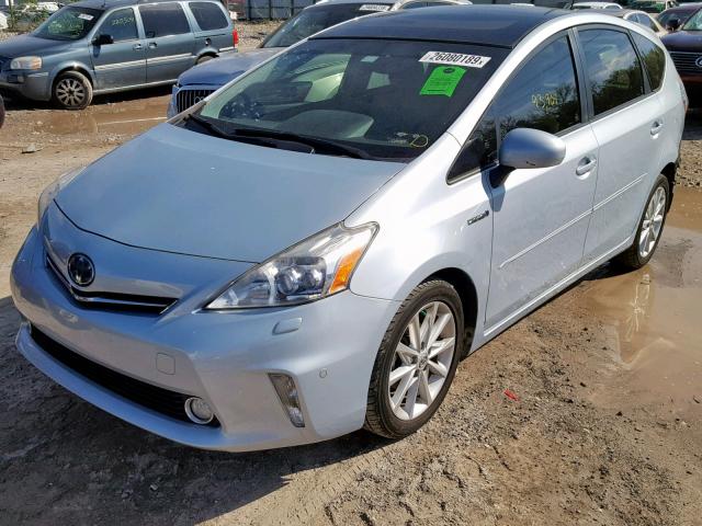 JTDZN3EU1C3164107 - 2012 TOYOTA PRIUS V BLUE photo 2