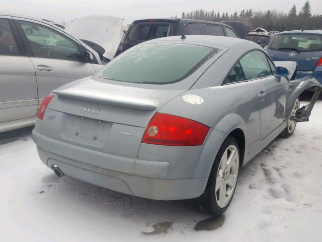 TRUUC28N9Y1031005 - 2000 AUDI TT QUATTRO GRAY photo 4