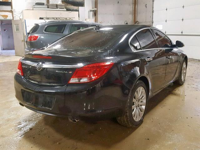 2G4GS5EV1C9214933 - 2012 BUICK REGAL PREM BLACK photo 4