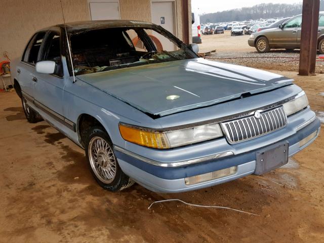 2MECM74W1NX626043 - 1992 MERCURY GRAND MARQ BLUE photo 1