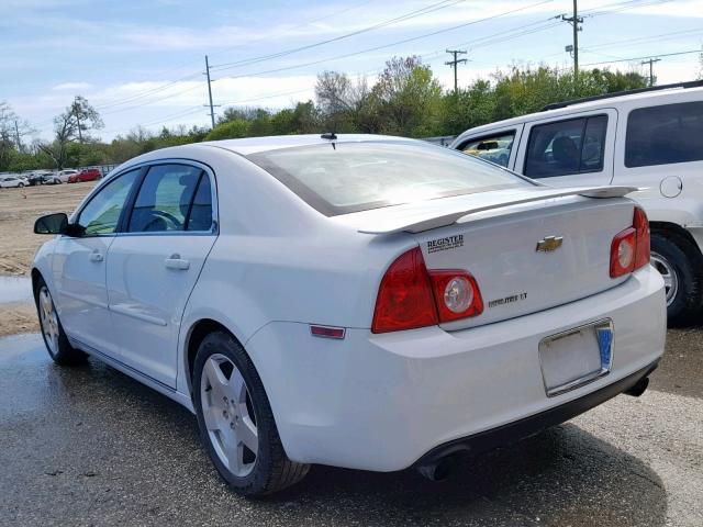 1G1ZD5E78AF162559 - 2010 CHEVROLET MALIBU 2LT WHITE photo 3