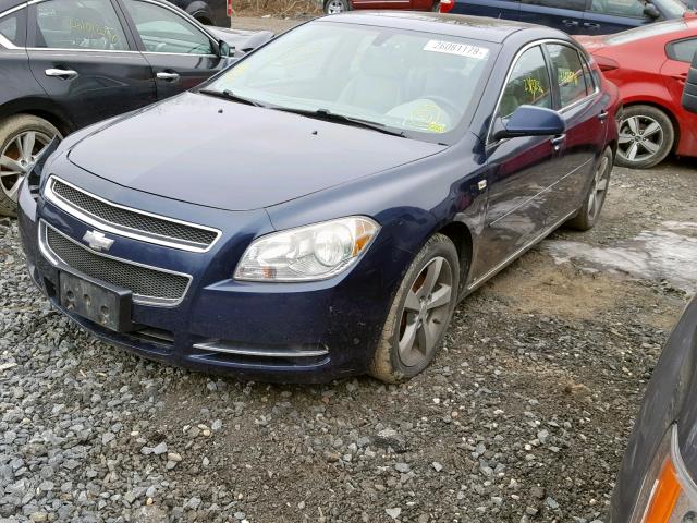 1G1ZJ57B784223125 - 2008 CHEVROLET MALIBU 2LT BLUE photo 2