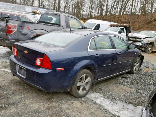 1G1ZJ57B784223125 - 2008 CHEVROLET MALIBU 2LT BLUE photo 4