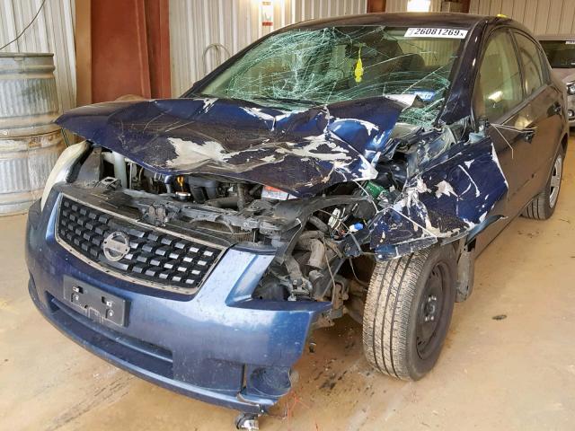 3N1AB61E18L679032 - 2008 NISSAN SENTRA 2.0 BLUE photo 2