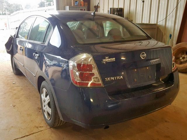 3N1AB61E18L679032 - 2008 NISSAN SENTRA 2.0 BLUE photo 3