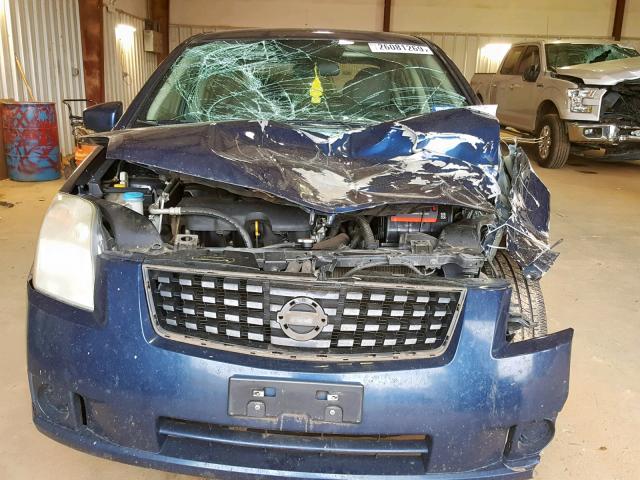 3N1AB61E18L679032 - 2008 NISSAN SENTRA 2.0 BLUE photo 9