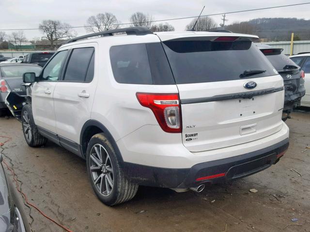 1FM5K7D8XFGC05152 - 2015 FORD EXPLORER X Սպիտակ լուսանկար 3