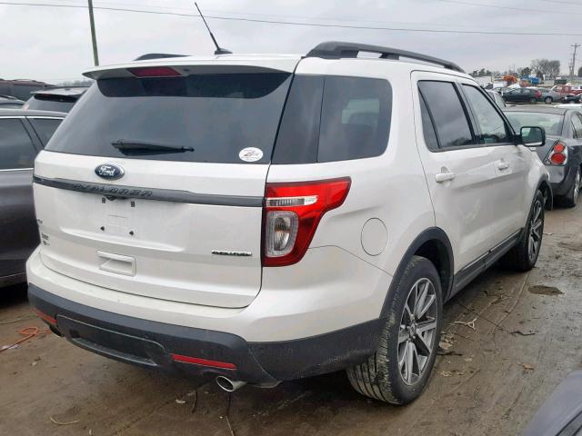 1FM5K7D8XFGC05152 - 2015 FORD EXPLORER X Սպիտակ լուսանկար 4