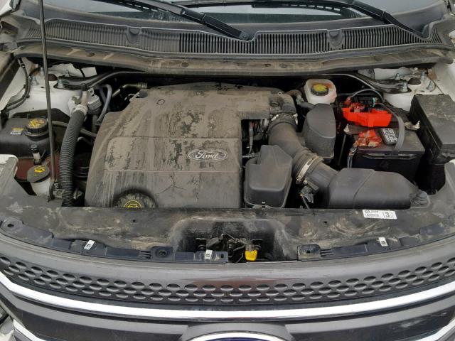1FM5K7D8XFGC05152 - 2015 FORD EXPLORER X Սպիտակ լուսանկար 7